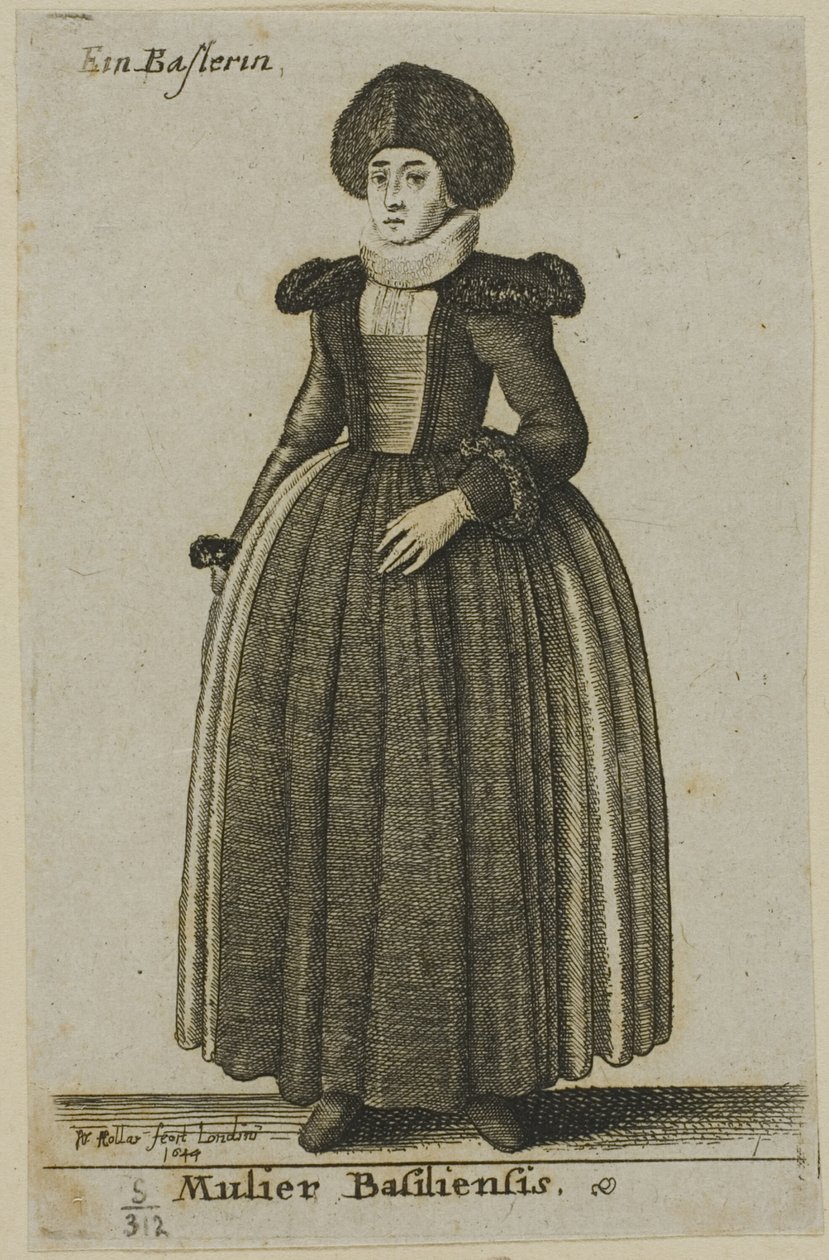 Mulher de Baselfinnish tekijältä Wenceslaus Hollar