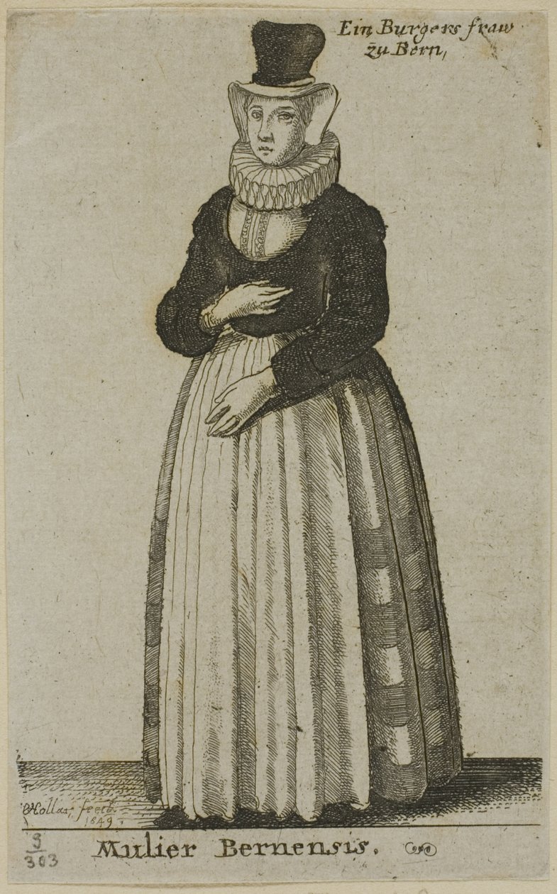 Bernin nainen tekijältä Wenceslaus Hollar