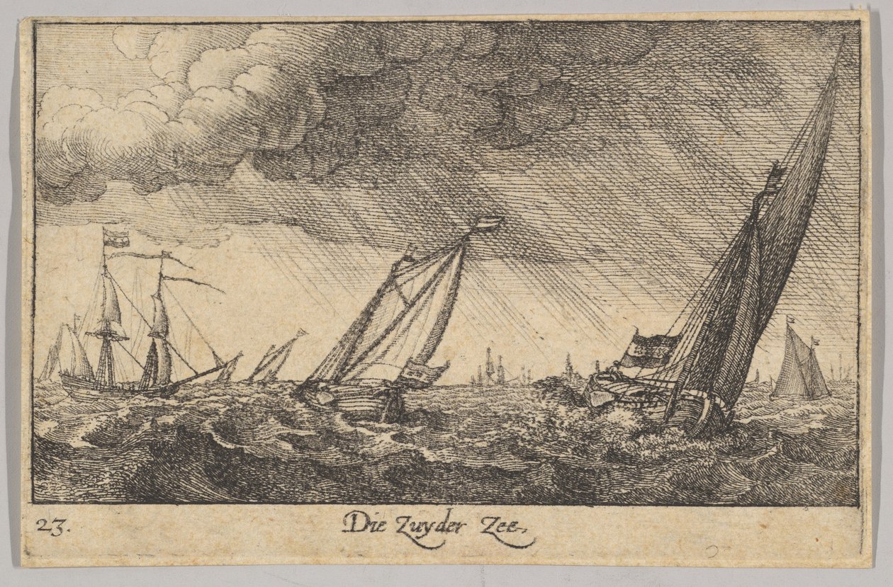 Zuyder Zee, 1635. tekijältä Wenceslaus Hollar