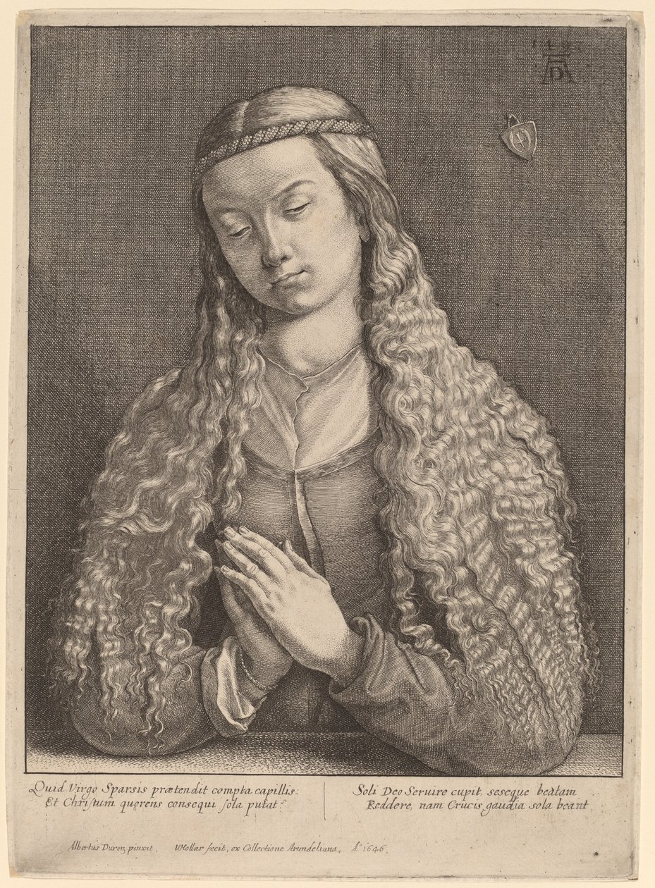 Katharine Furlegerin tekijältä Wenceslaus Hollar after Albrecht Dürer