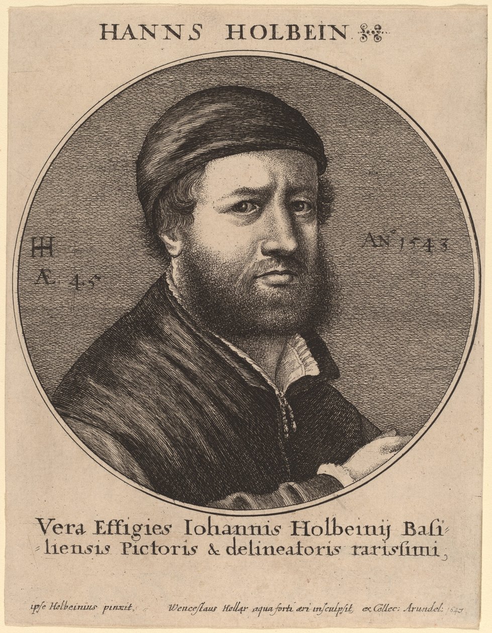 Hans Holbein nuorempi tekijältä Wenceslaus Hollar after Hans Holbein the Younger