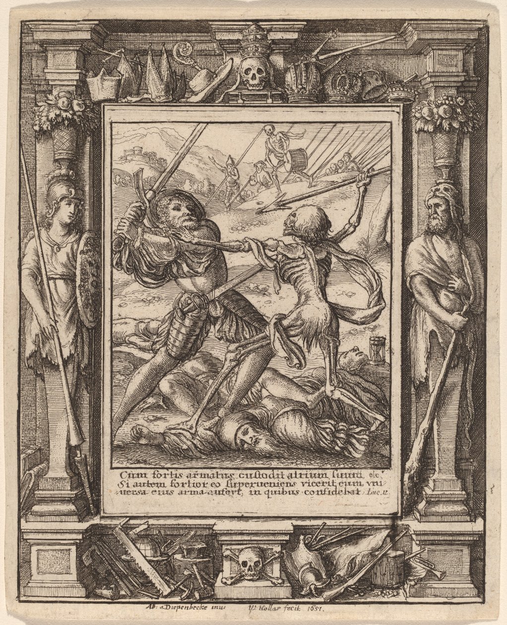 Ritari tekijältä Wenceslaus Hollar after Hans Holbein the Younger after Abraham van Diepenbeeck