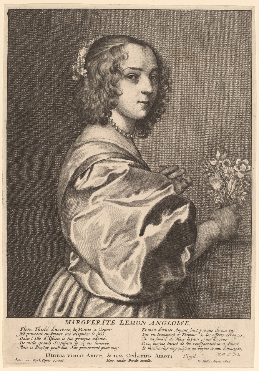Margaret Sitruuna tekijältä Wenceslaus Hollar after Sir Anthony van Dyck