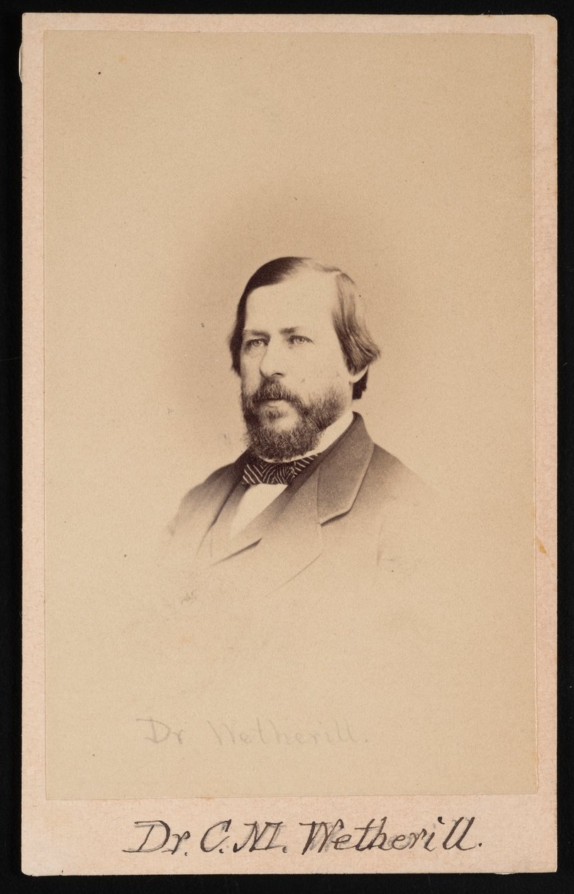 Tohtori Charles Mayer Wetherillin muotokuva 1825-1871, 1864. tekijältä Wenderoth and Taylor
