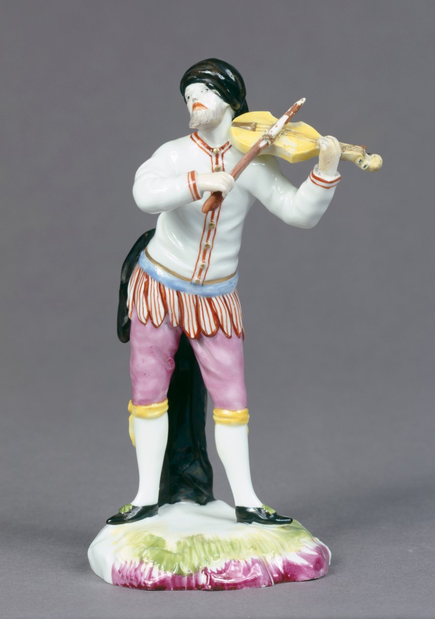 Harlekiini soittaa viulua, ryhmästä "Commedia dell
