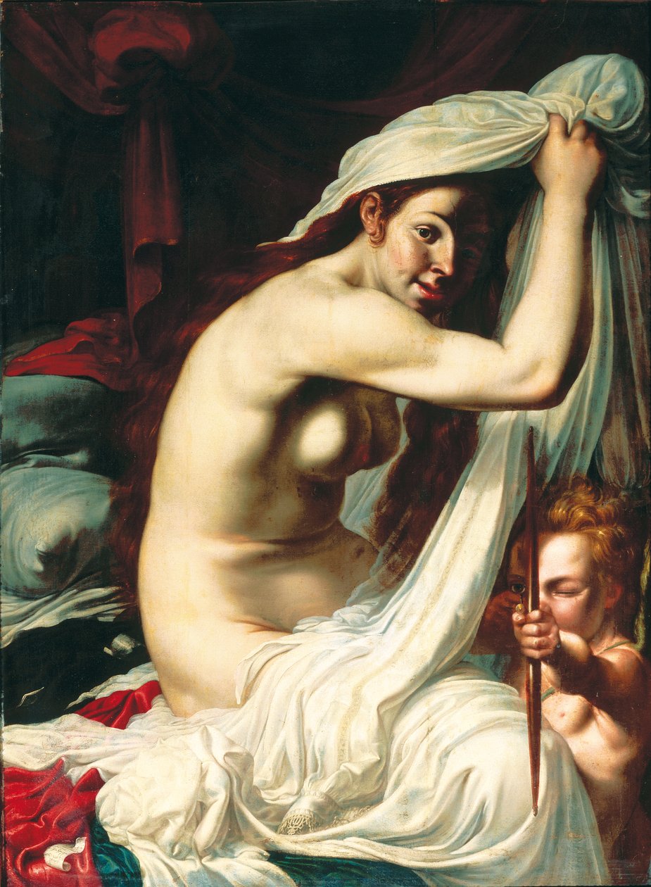 Venus ja Cupid tekijältä Werner Jacobsz van den Valckert