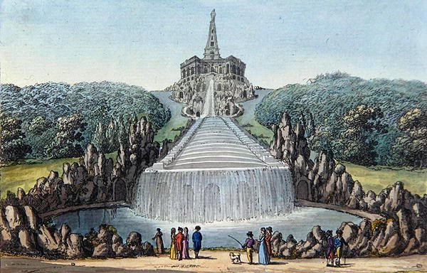 The Cascades (käsinvärinen etsaus) tekijältä Werner Kobold