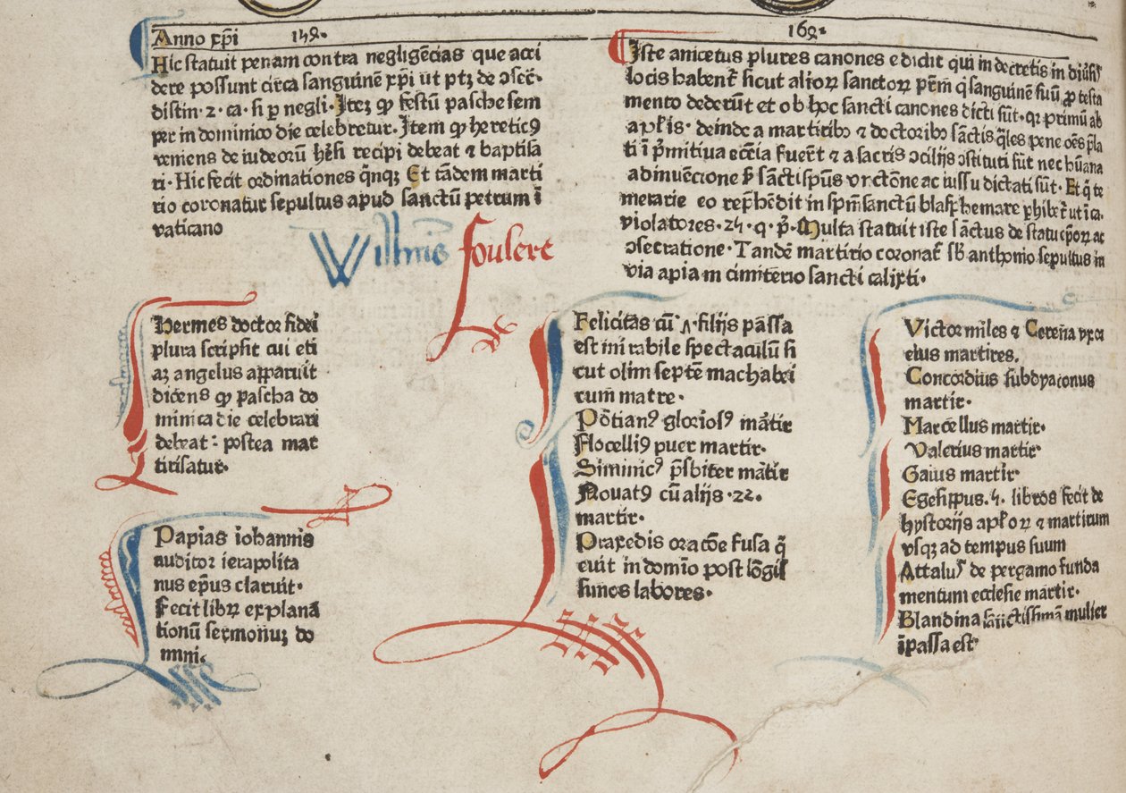Fol 30 verso, yksityiskohta tekijältä Werner Rolevinck