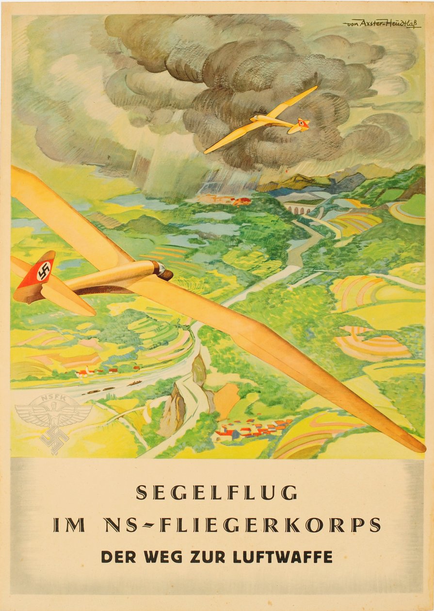 National Socialist Flyers Corps - tie Luftwaffeen, 1940-luvun alku. tekijältä Werner von Axster Heudtlass
