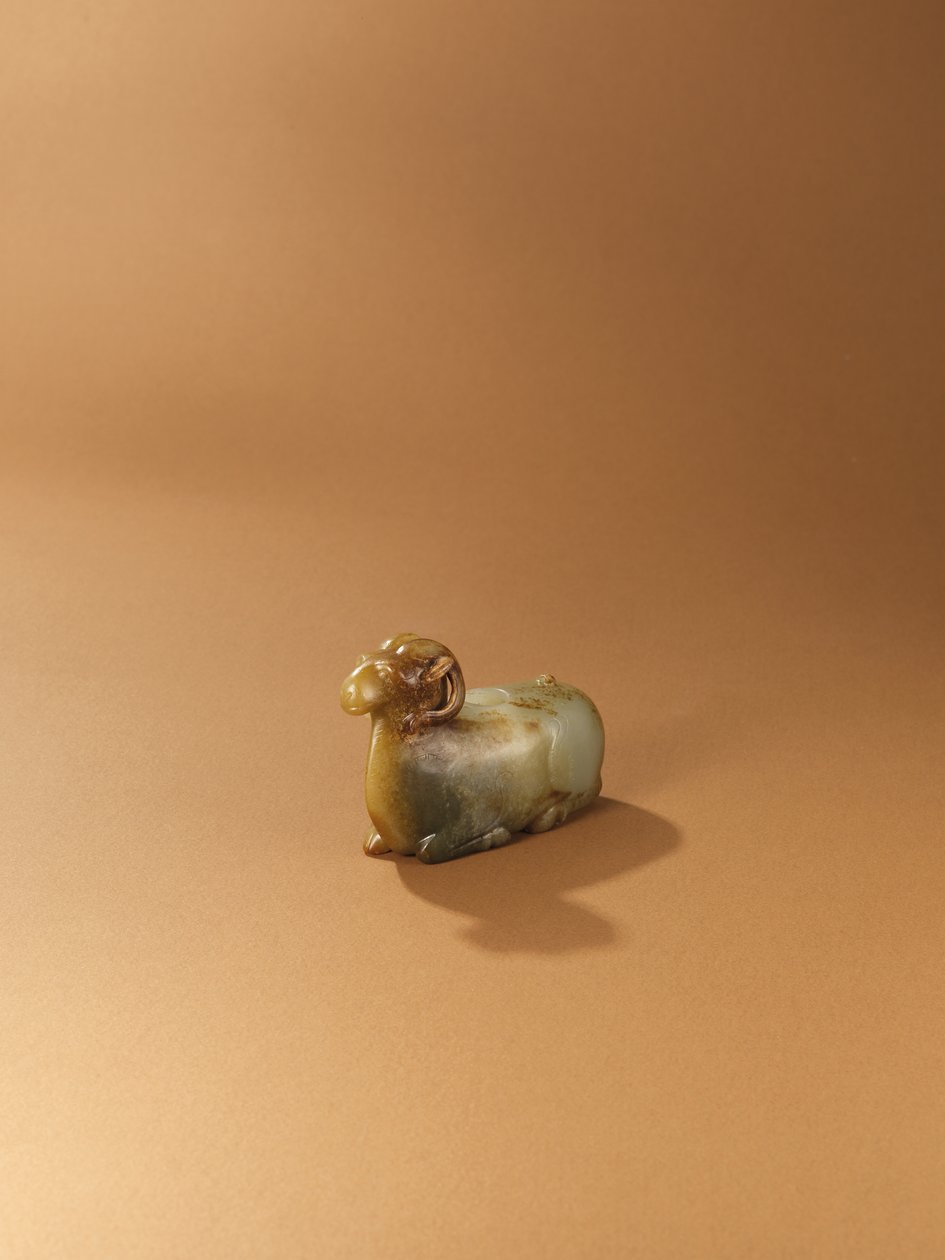 Pässin muotoinen vesipannu (celadon jade) tekijältä Western Han Dynasty Chinese School