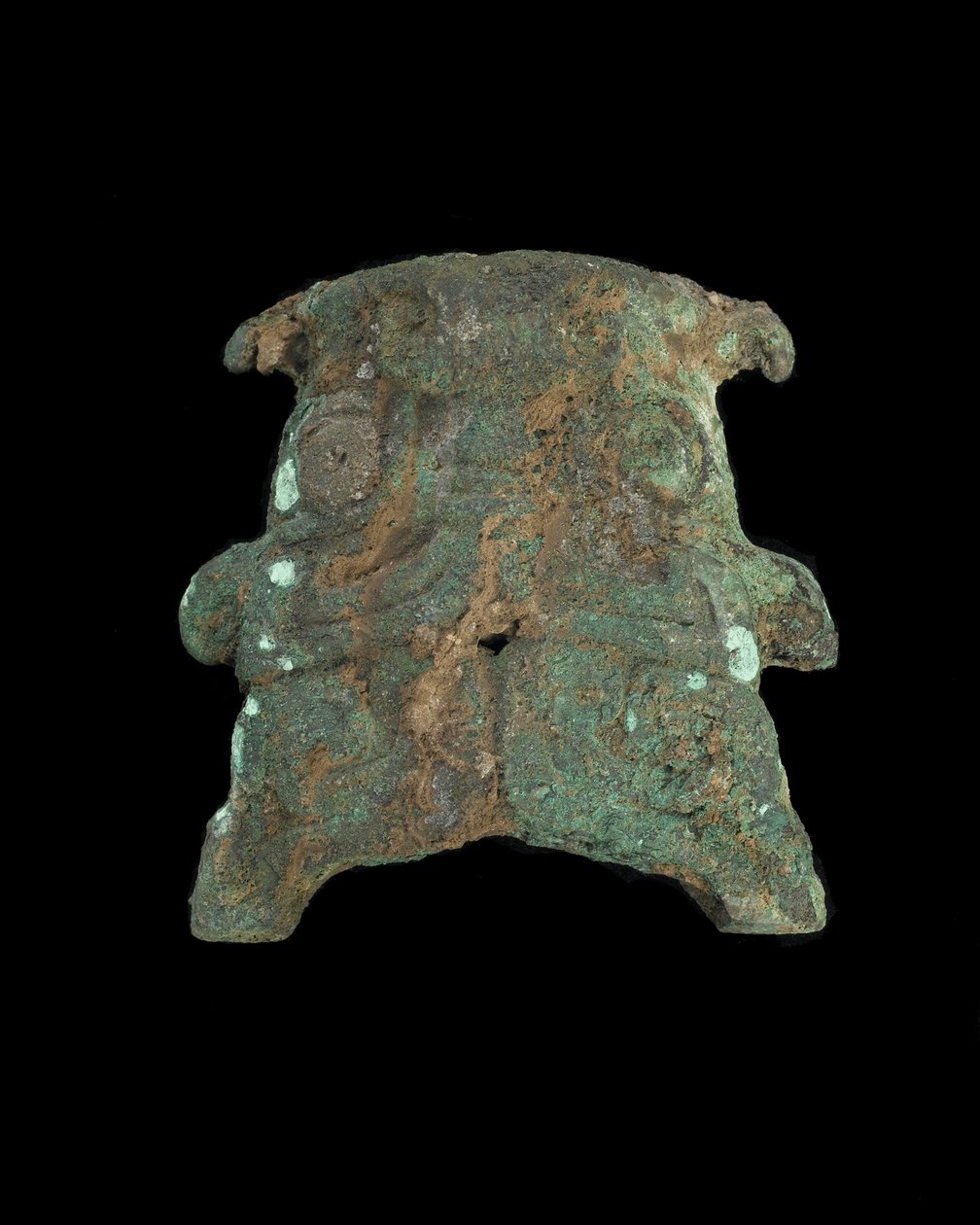 Ornamentti: groteskin eläinnaamio tekijältä Western Zhou Dynasty Chinese School