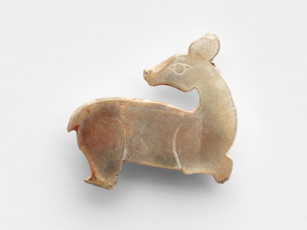 Riipus polttarin muodossa, n. 1050-n. 850 eaa tekijältä Western Zhou Dynasty Chinese School