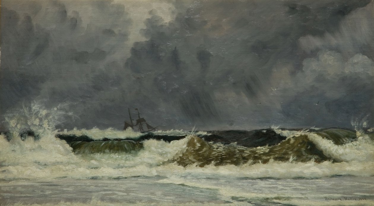 Karu sää - Jyllannin rannikko, 1884. tekijältä Whitworth Wallis