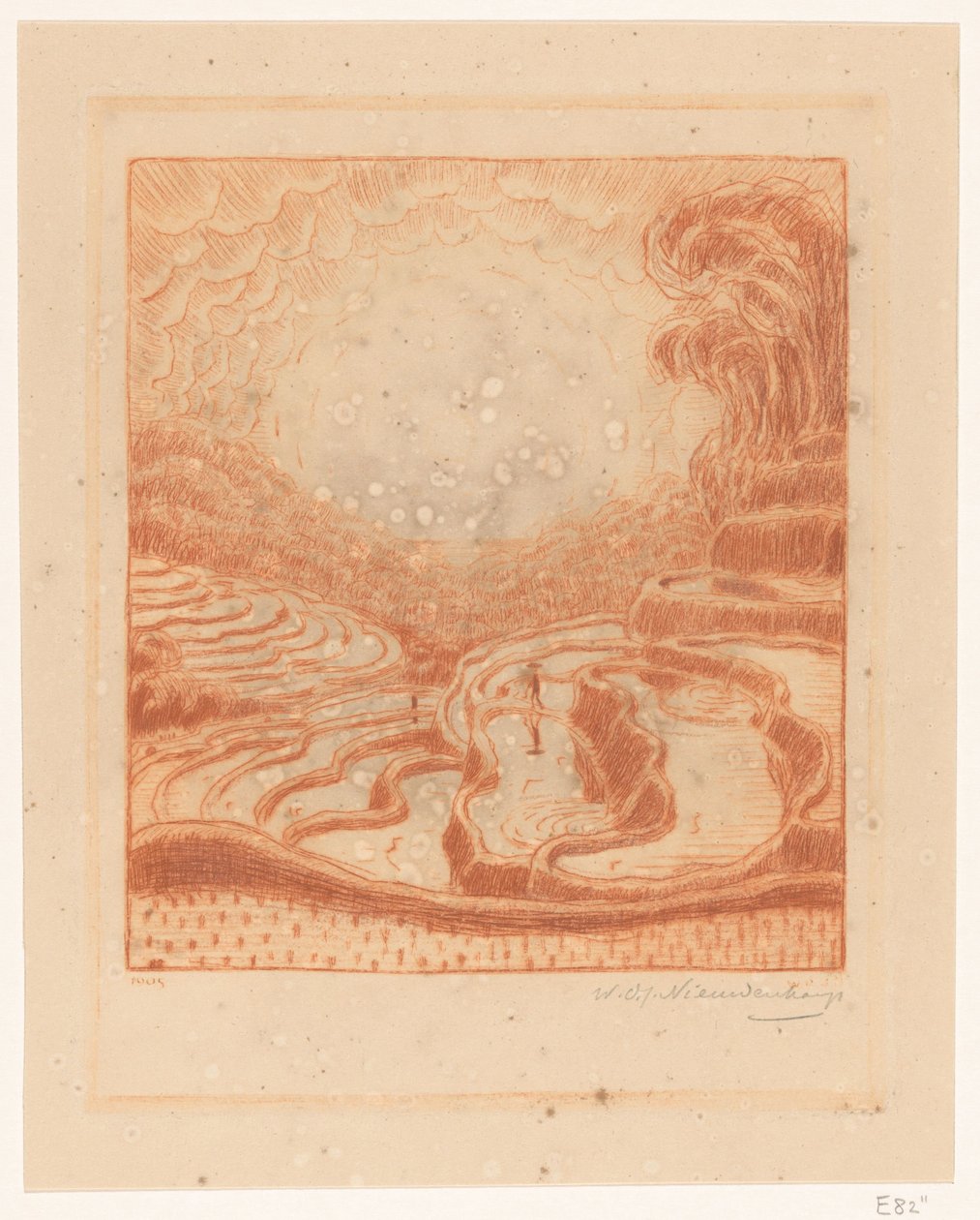 Riisipellot Balilla Riisipellot (alkuperäinen nimi) tekijältä Wijnand Otto Jan Nieuwenkamp (signed by artist)