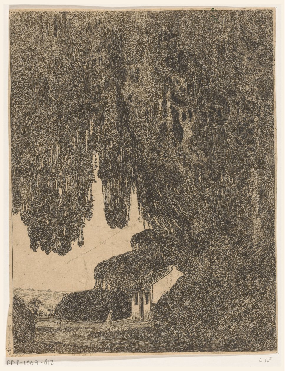 Kiinalainen kappeli lähellä Semarangia Javalla kiinalainen palvontapaikka (alkuperäinen nimi) tekijältä Wijnand Otto Jan Nieuwenkamp