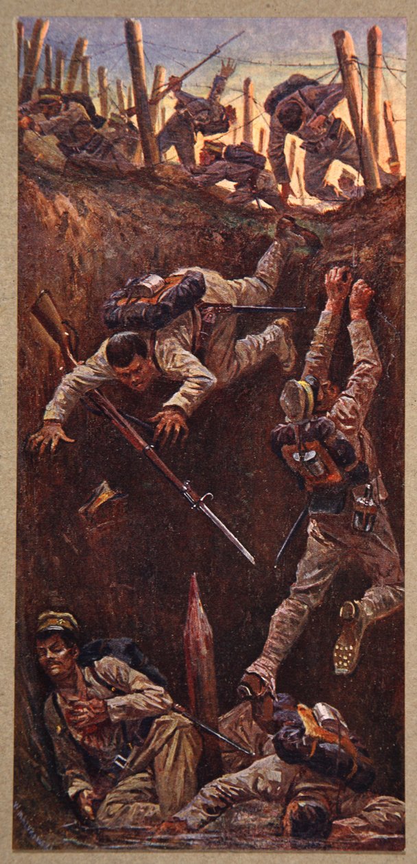 Liao-Yangin taistelut, kuvitus "Manchuria: kuvia Venäjän ja Japanin sodasta", toimittanut A. Martynoff, Pietari, 1907 tekijältä Wiktor Mazourowsky
