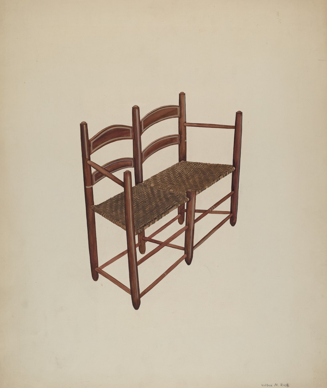 Ox Cart Chair, c. 1939. tekijältä Wilbur M Rice