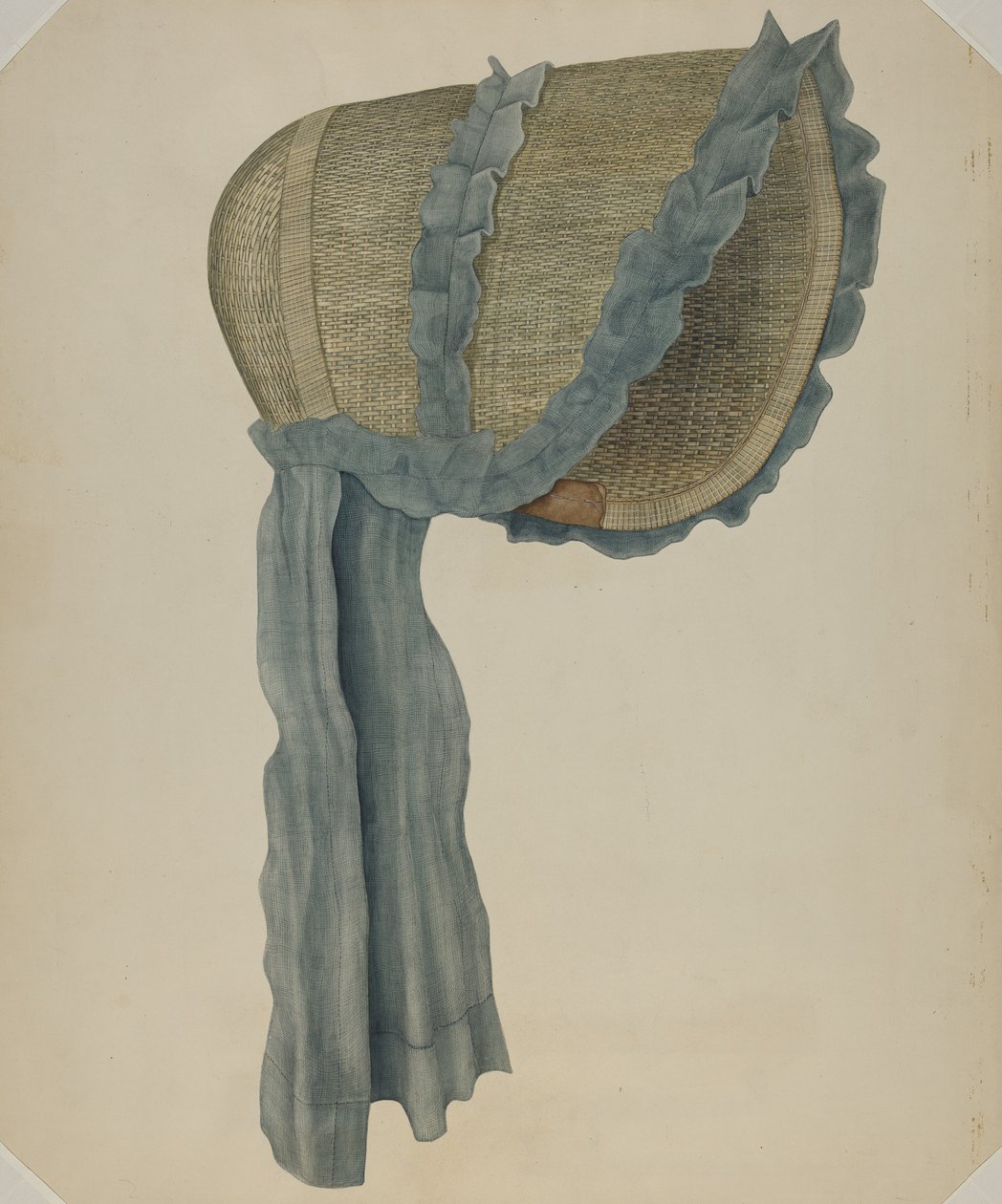 Shaker Bonnet, c. 1938. tekijältä Wilbur M Rice