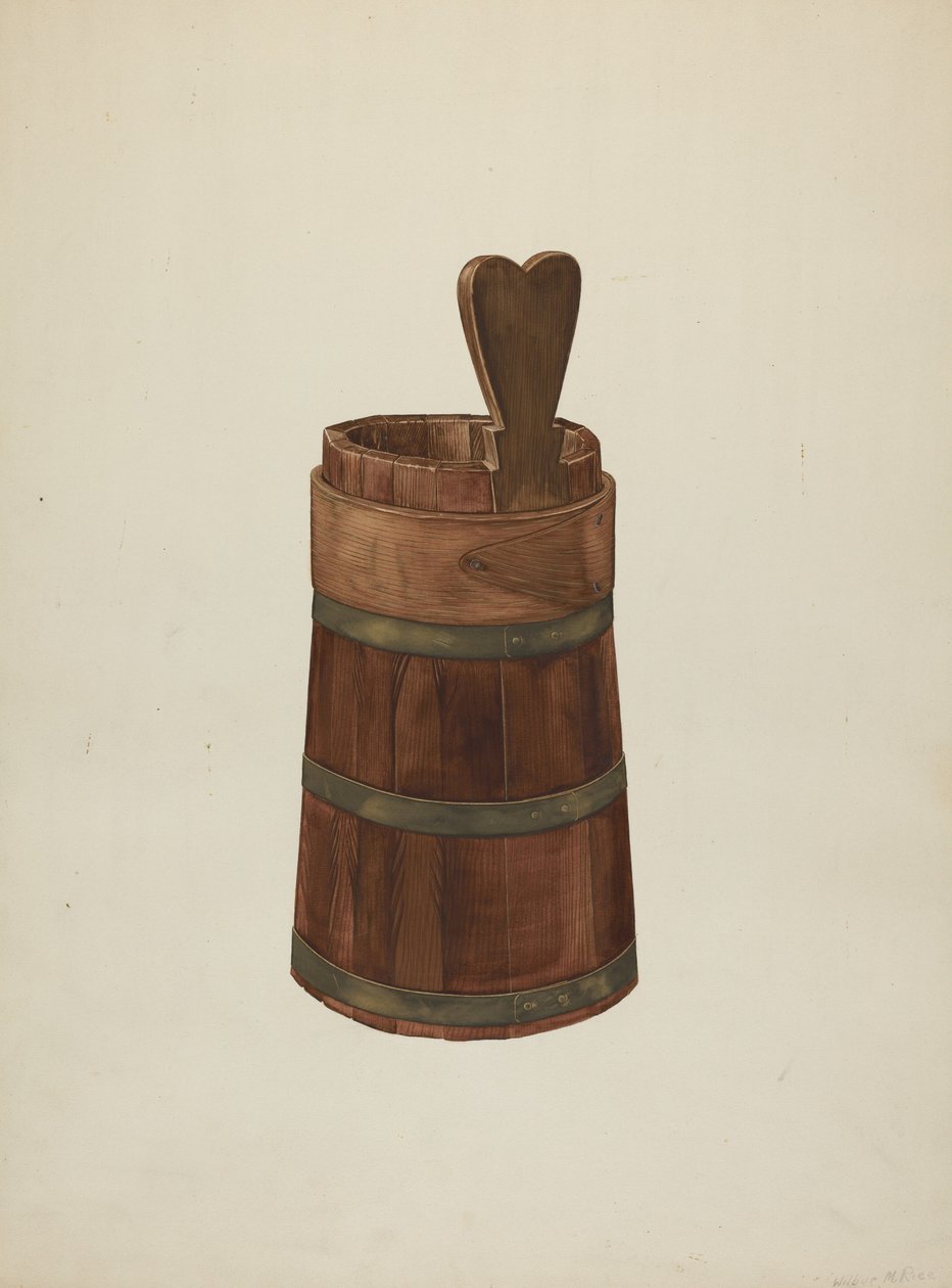 Puinen Noggin, c. 1941. tekijältä Wilbur M Rice