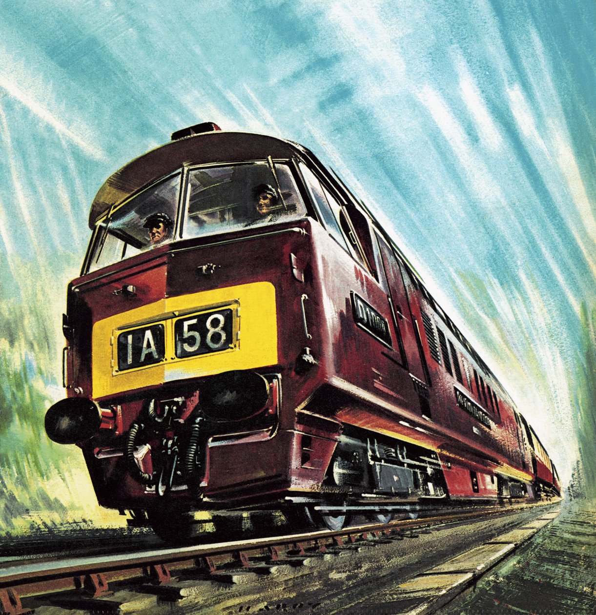 Diesel-juna tekijältä Wilf (20th century) Hardy