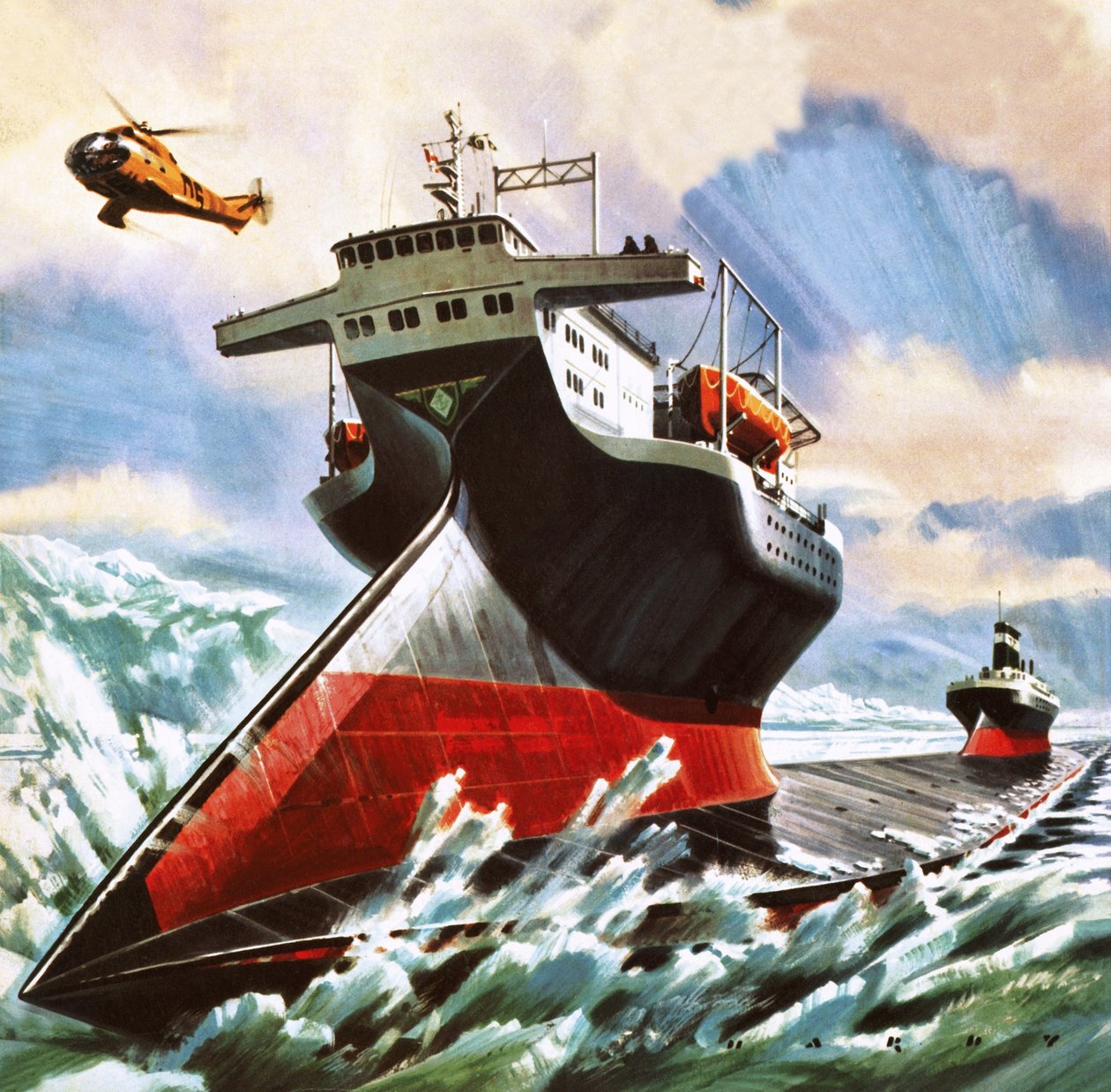 Tulevaisuuden jäänmurtaja, suunniteltu vuonna 1976. tekijältä Wilf (20th century) Hardy