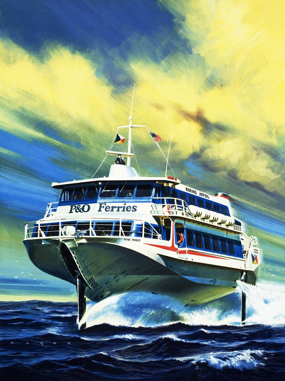 Jetfoil PO:n lautta tekijältä Wilf (20th century) Hardy
