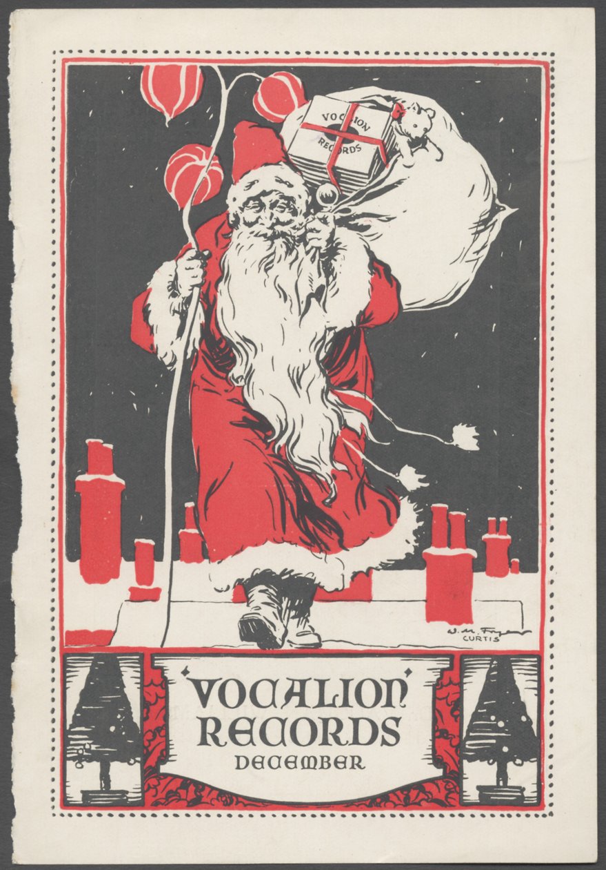 Vocalion Records Bulletin, 1922 tekijältä Wilfred Fryer, Curtis Advertising Agency
