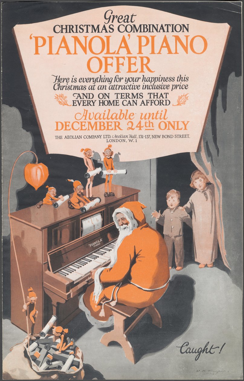 Aeolian Company Pianolas, 1920-luku tekijältä Wilfred Fryer