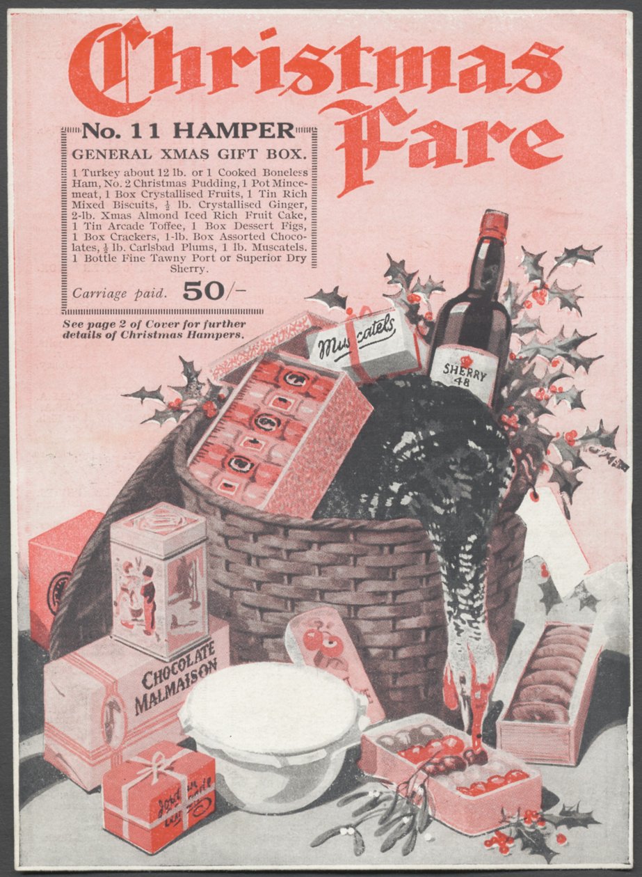 Christmas Hampers, 1920 tekijältä Wilfred Fryer