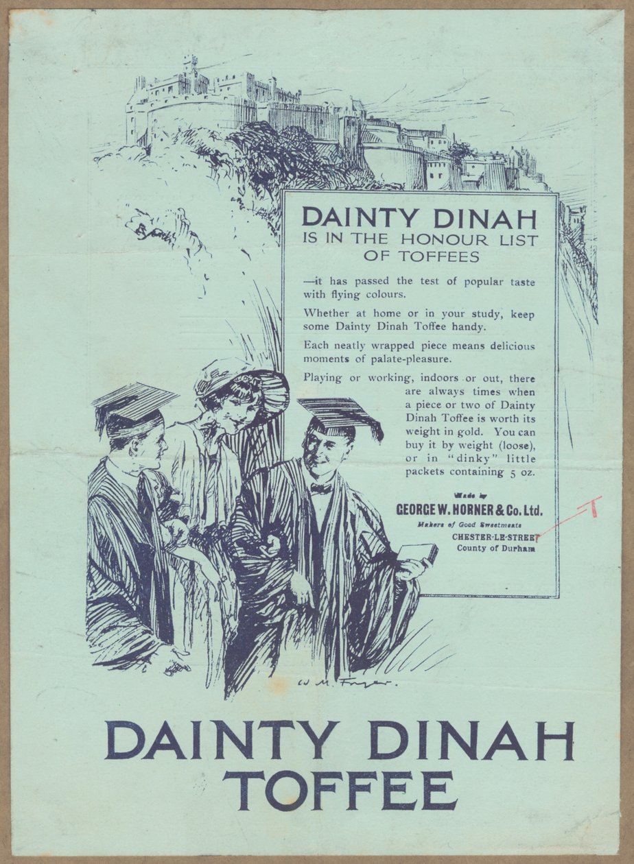 Tyylikäs Dinah Toffee, n. 1920 tekijältä Wilfred Fryer