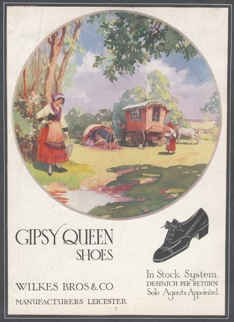 Gipsy Queen -kengät, 1920-luku tekijältä Wilfred Fryer