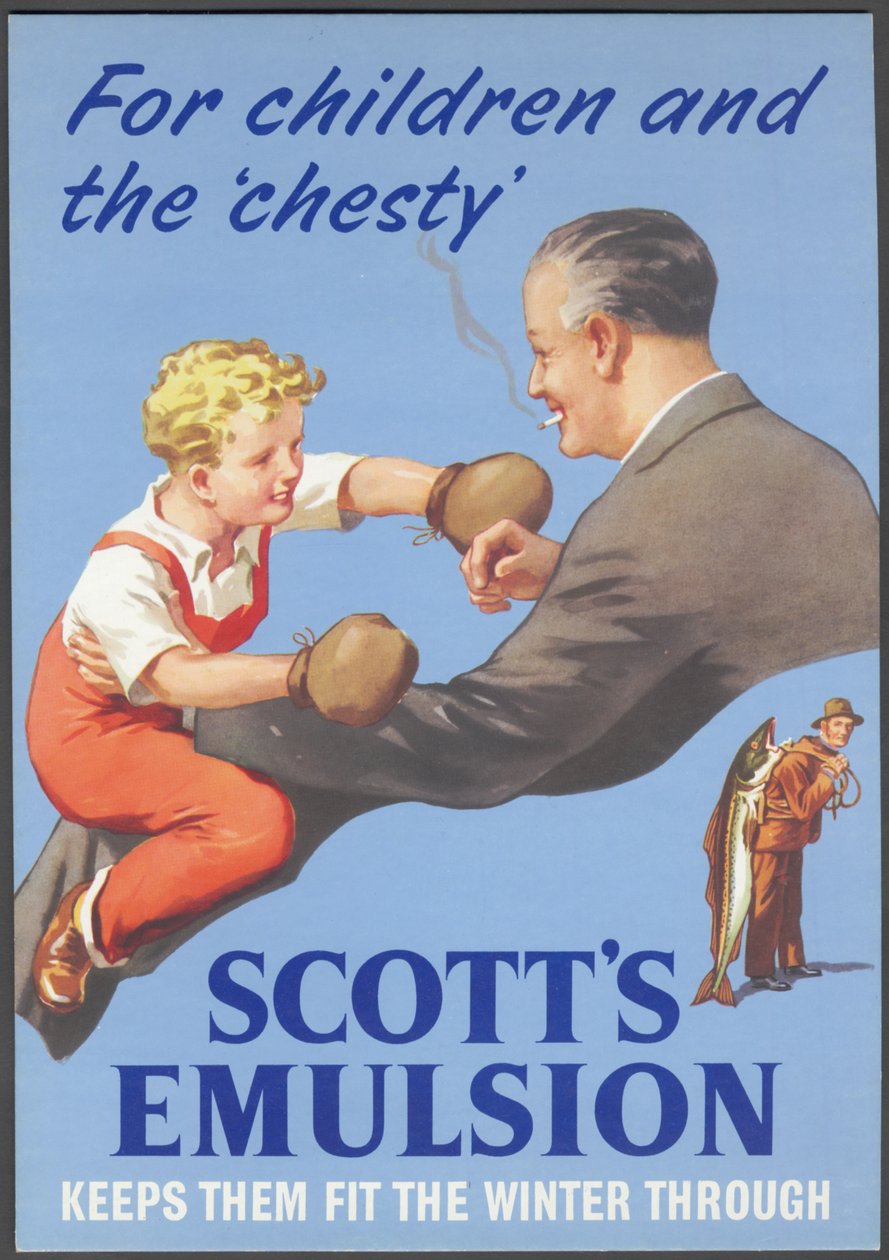 Scottin emulsio, 1930-luku tekijältä Wilfred Fryer