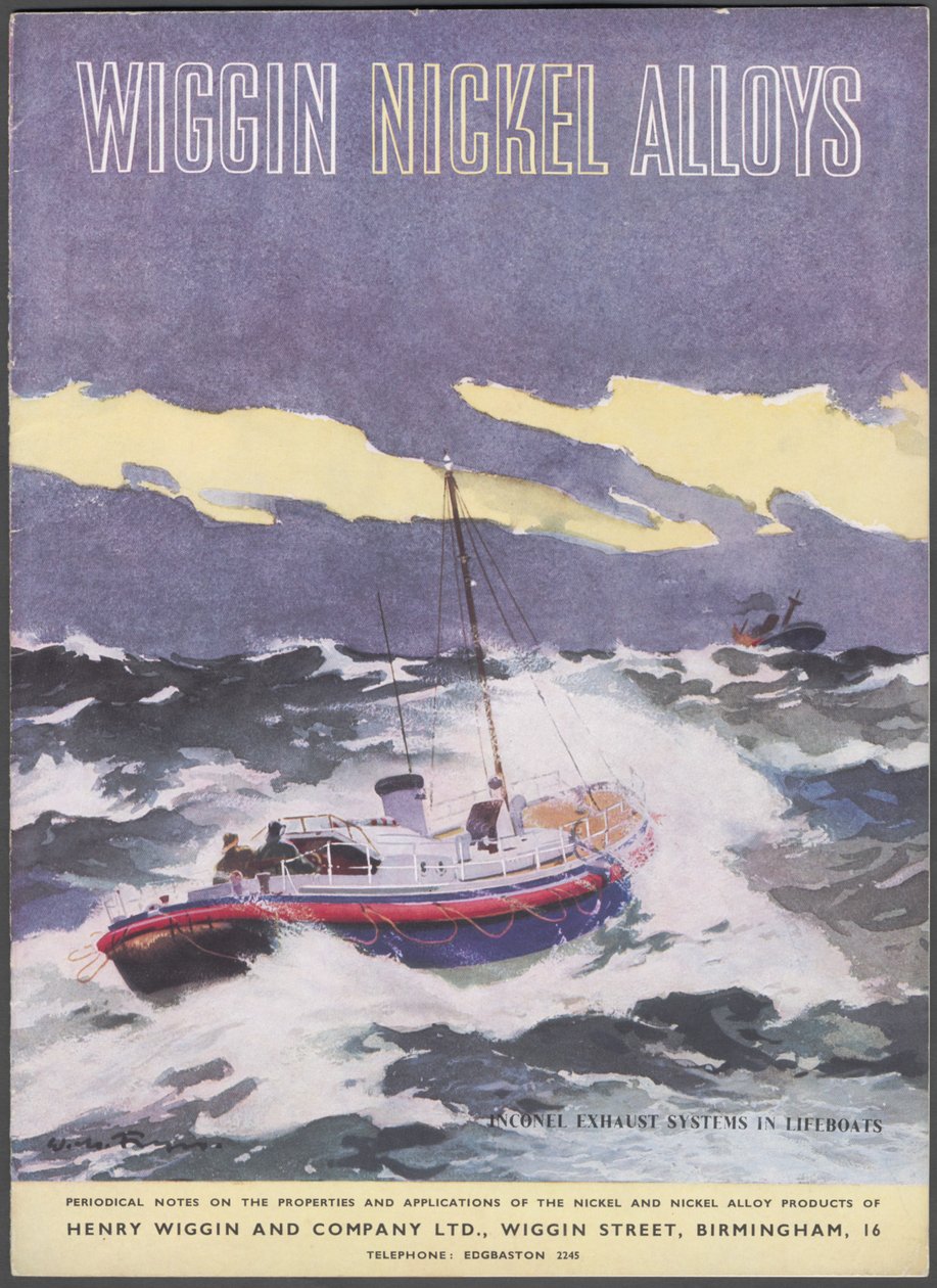 Wiggin Nickel Alloys, 1960-luku tekijältä Wilfred Fryer