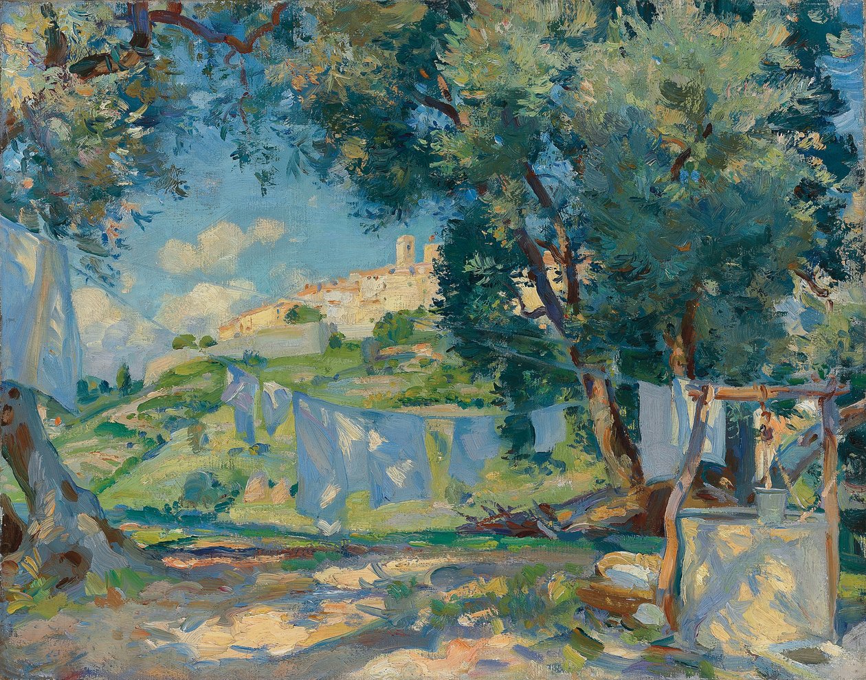 Kevyt tuulta, Biot, Provence tekijältä Wilfred Gabriel de Glehn