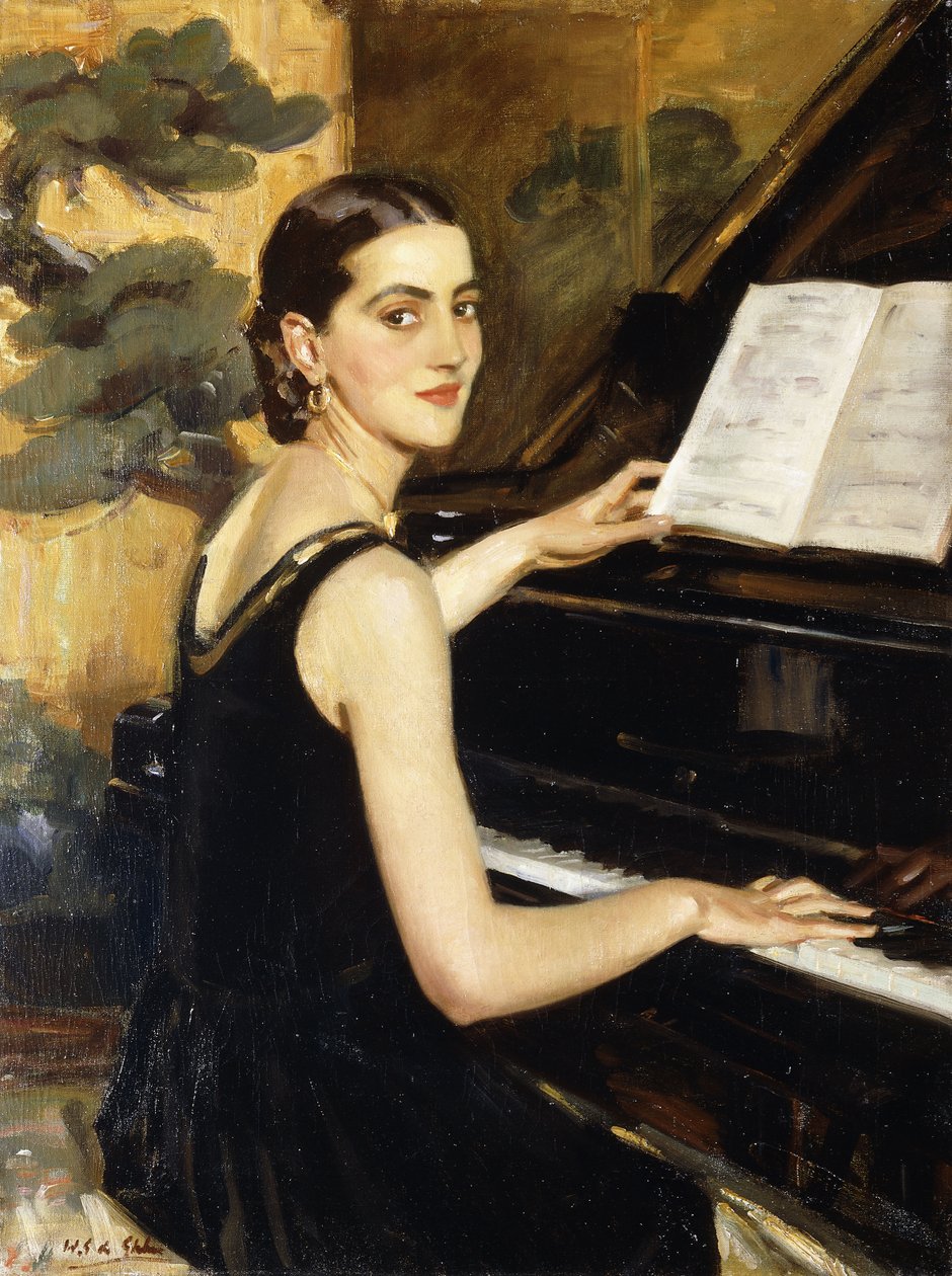 Pianisti tekijältä Wilfred Gabriel de Glehn