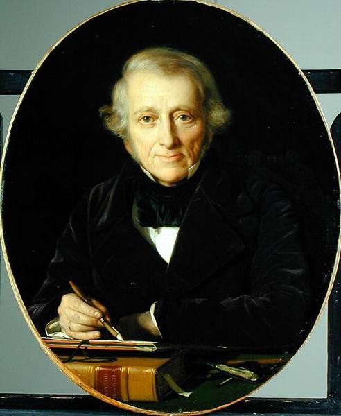 Taiteilija Leo Lehmannin (1782-1859) muotokuva, 1851 tekijältä Wilhelm Auguste Rudolf Lehmann
