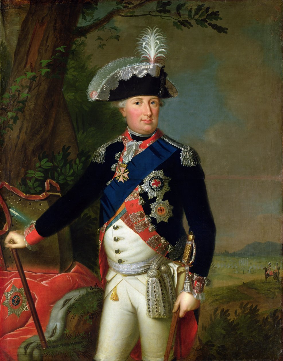 Wilhelm IX (1743-1821) Hessen-Kasselin maahaitari, n. 1795 tekijältä Wilhelm Boettner