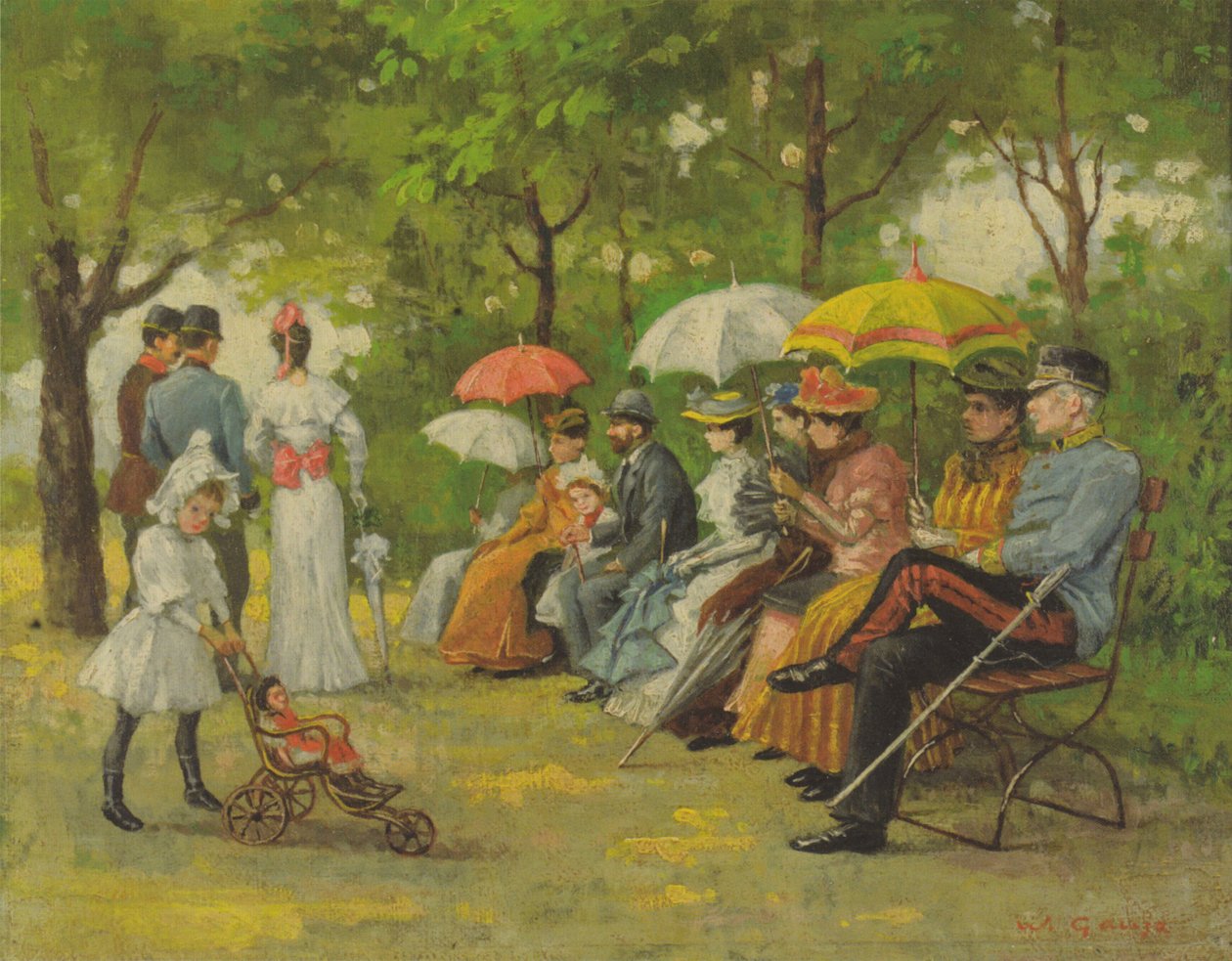 Die Lasterallee im Prater tekijältä Wilhelm Gause