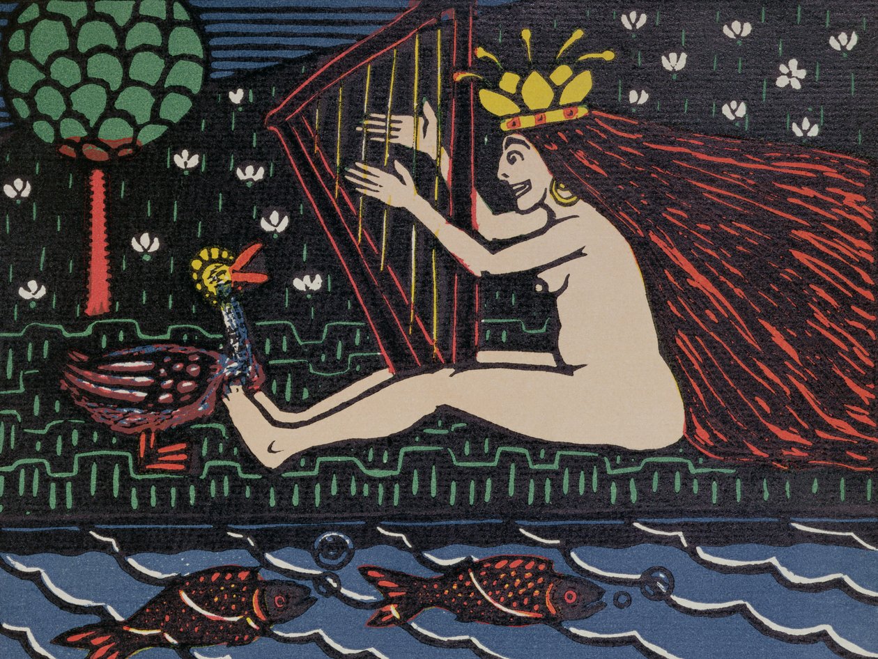 The Witch, n. 1900 (painettu) tekijältä Wilhelm Laage