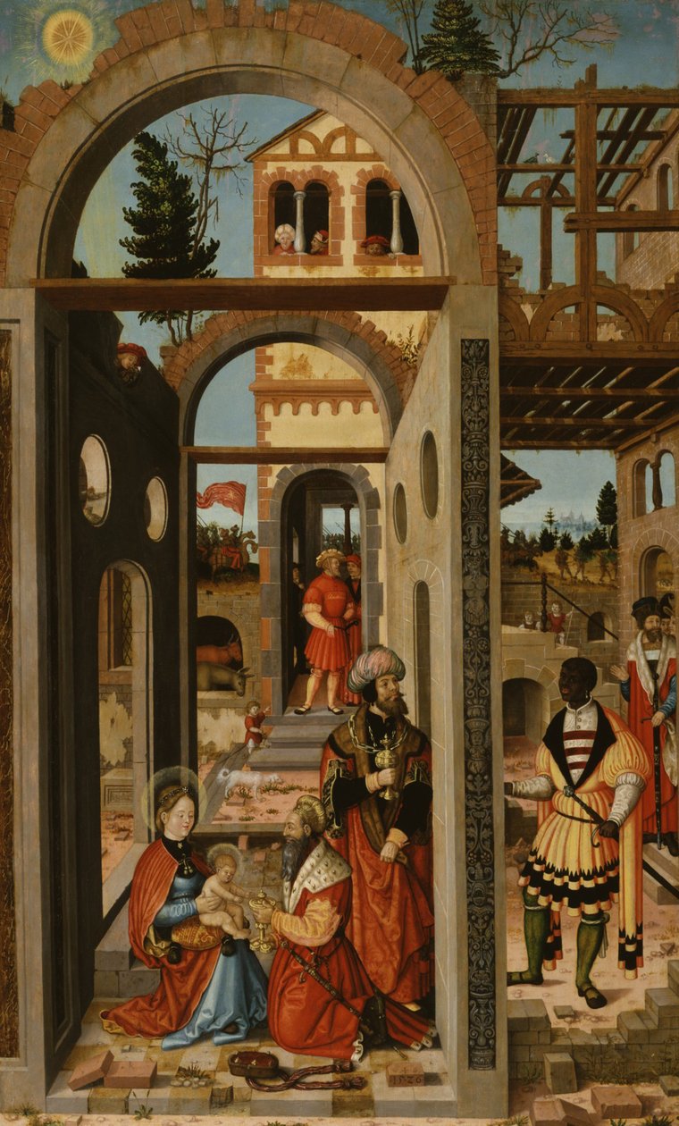 Kolmen kuninkaan palvonta, 1526 tekijältä Wilhelm Stetter