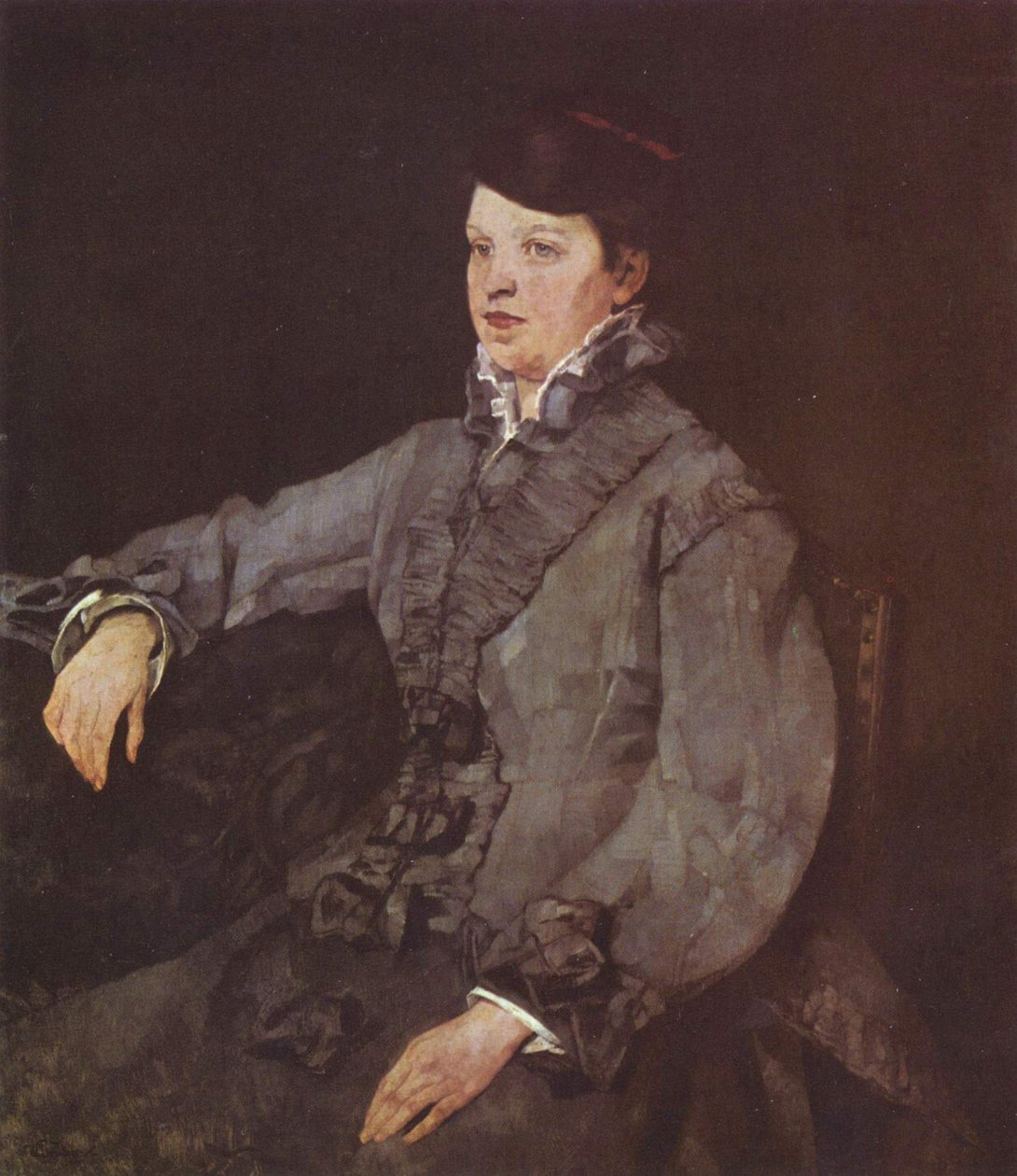 Nainen Graussa tekijältä Wilhelm Trübner