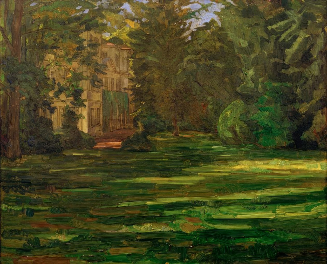 Schloss Hemsbach tekijältä Wilhelm Trübner