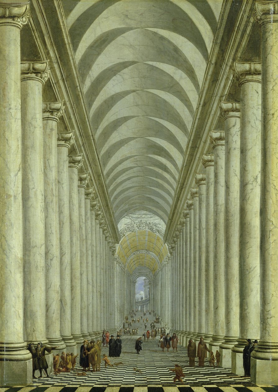 Renaissance-sisäportaikko, 1667 tekijältä Wilhelm van Ehrenberg