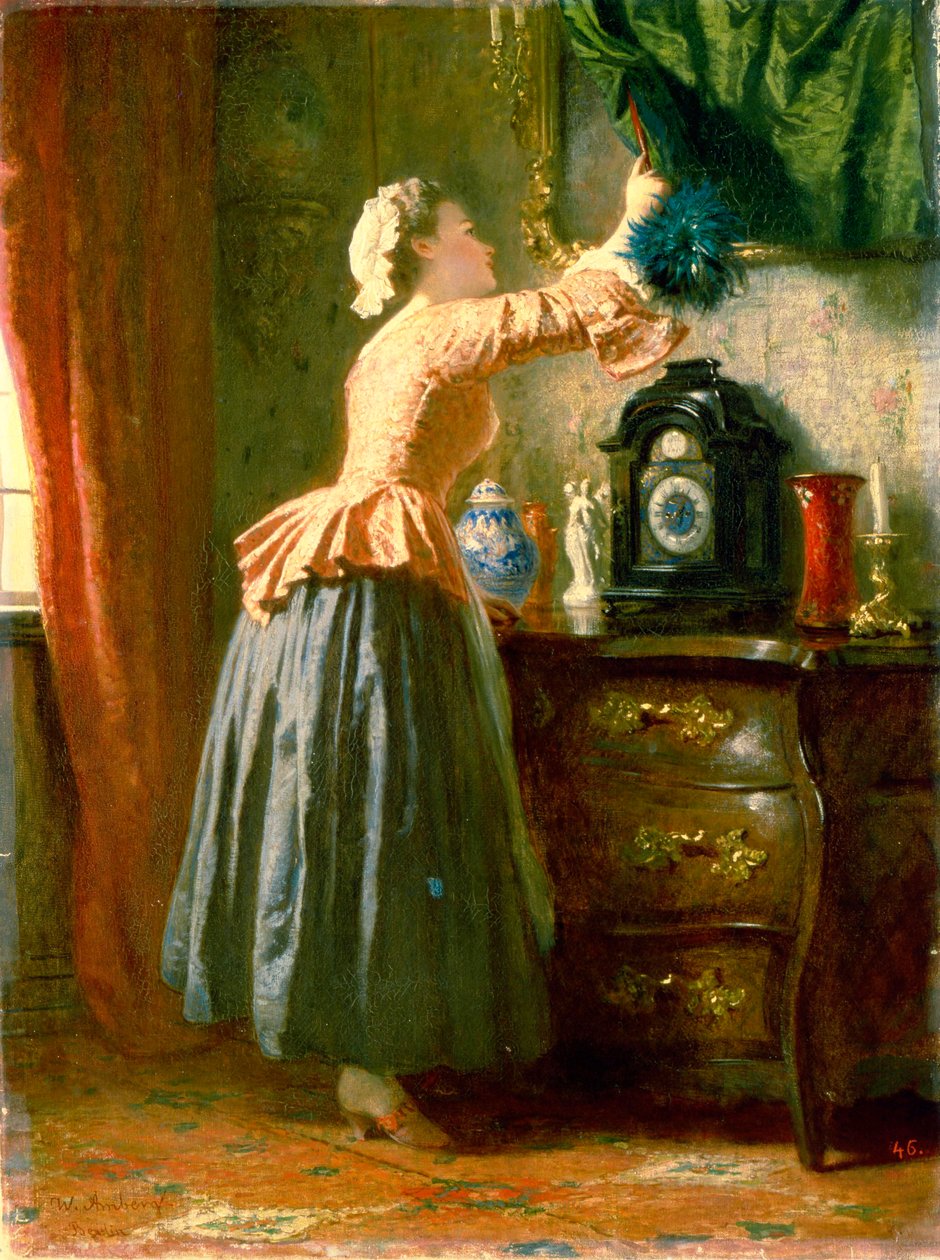 Maid, 1800-luku. tekijältä Wilhelm Amberg