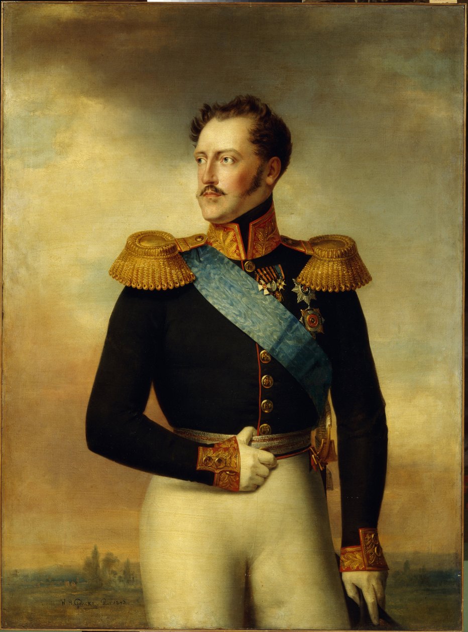 Keisari Nikolai I:n muotokuva tekijältä Wilhelm August Golicke
