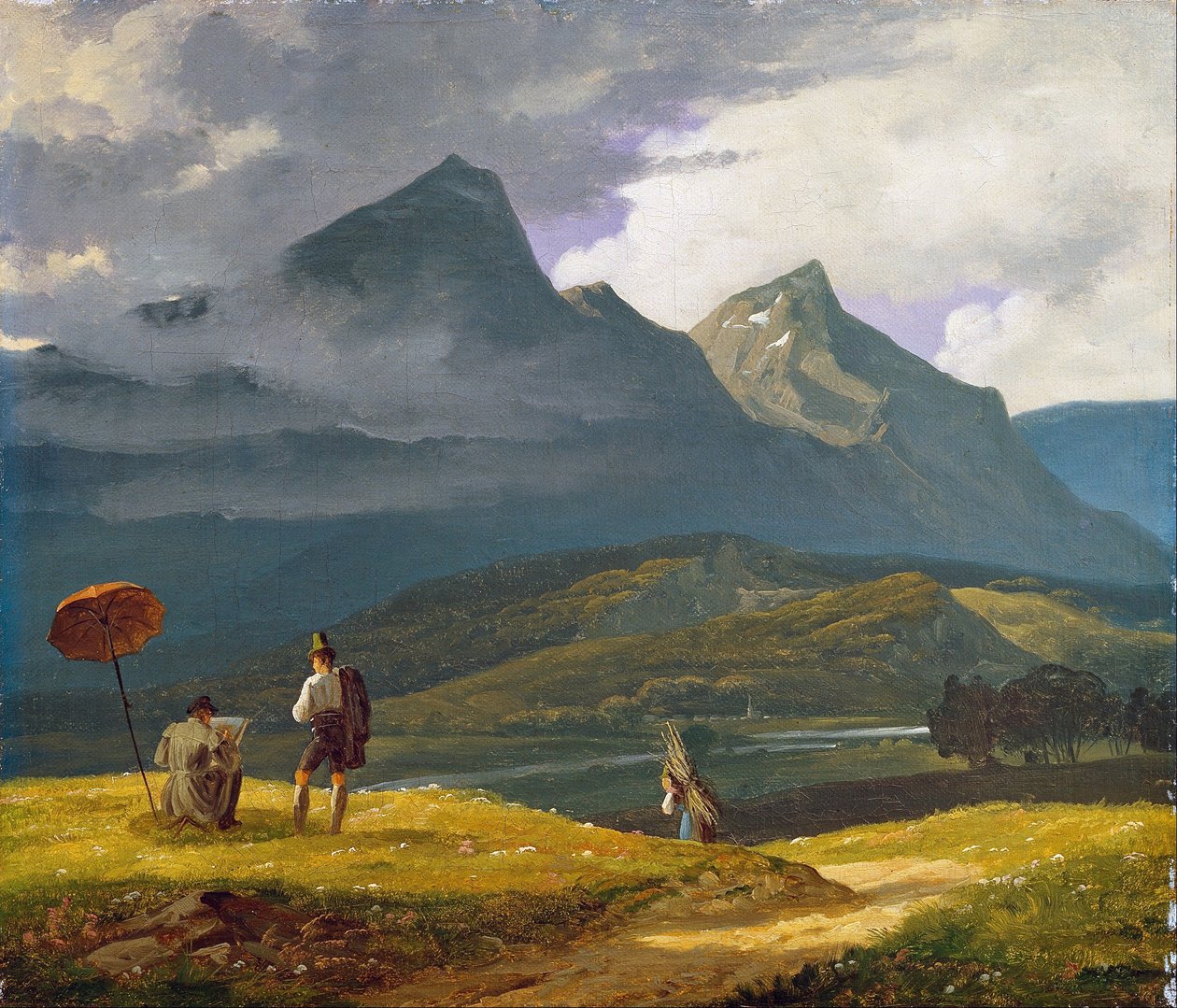 Vuoristomaisema tekijältä Wilhelm Bendz