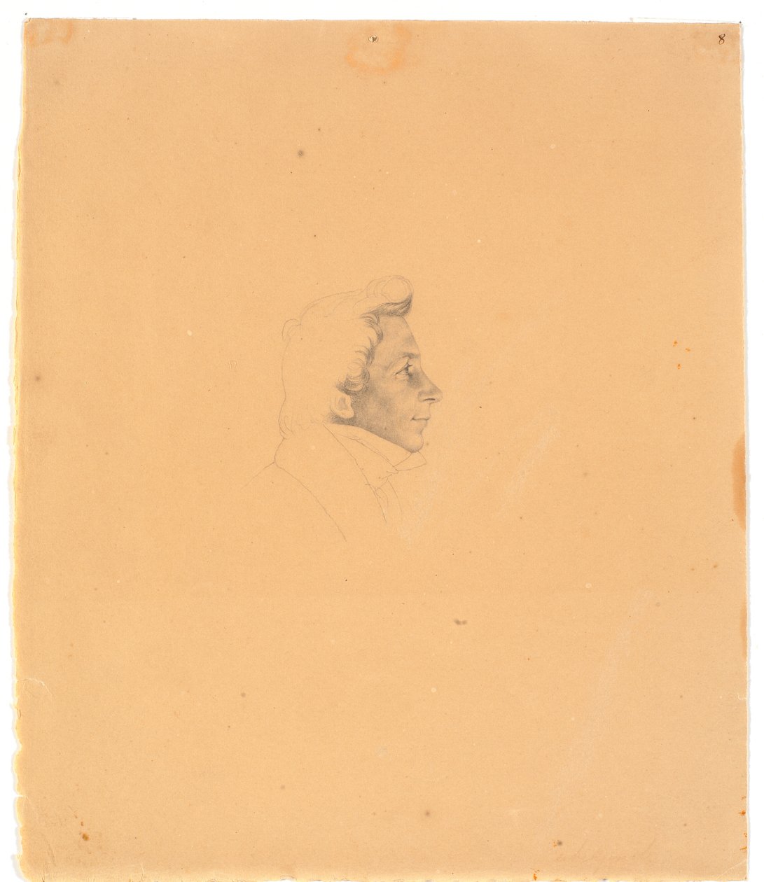 Porträt von Bernhard Stange tekijältä Wilhelm Bendz