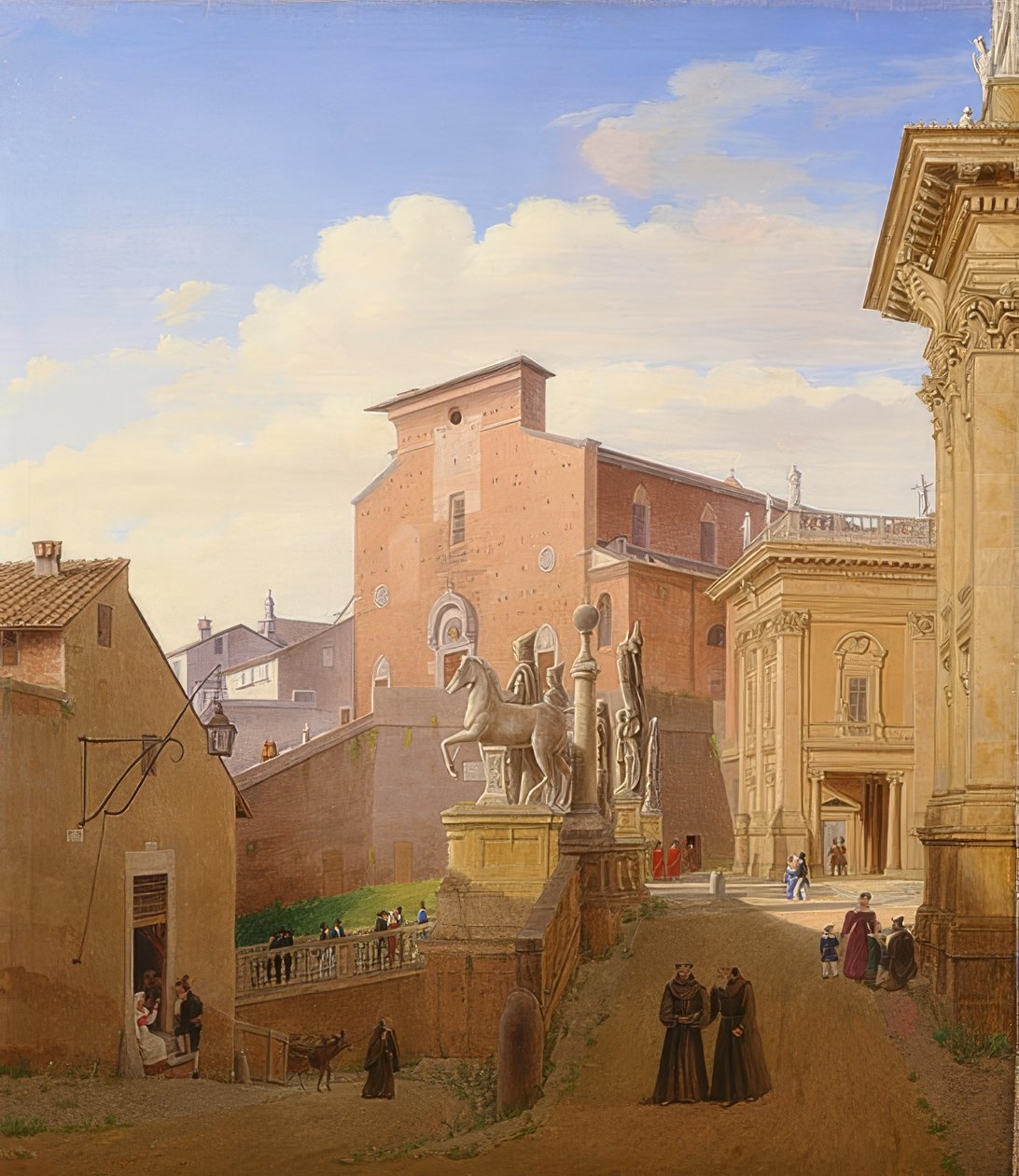 Santa Maria Maggiore Aracoeli Roomassa 1831 tekijältä Wilhelm Brücke