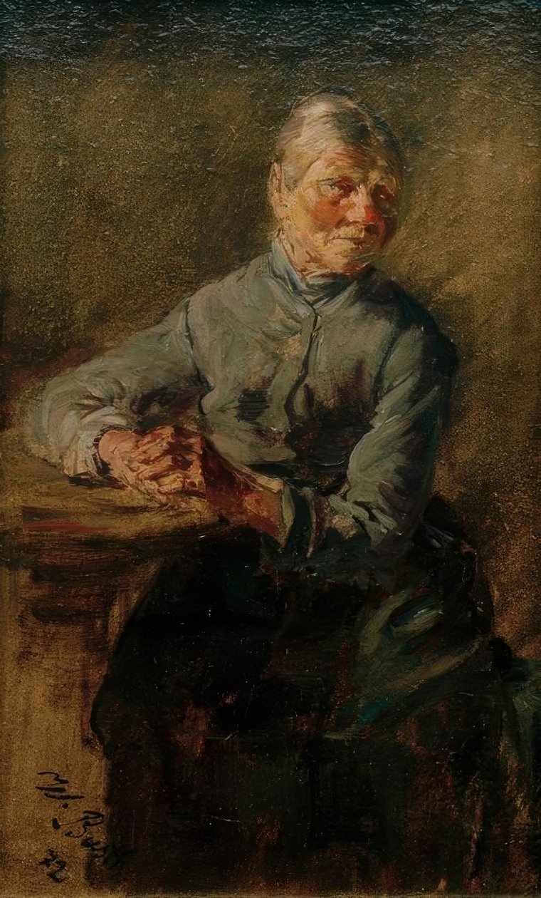 Alte Frau tekijältä Wilhelm Busch
