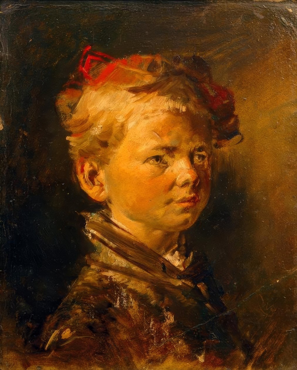 Pojan muotokuva tekijältä Wilhelm Busch